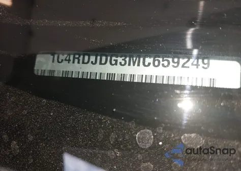 2021 Dodge Durango Gt Plus Awd из США, поврежденный, VIN 1C4RDJDG3MC659249